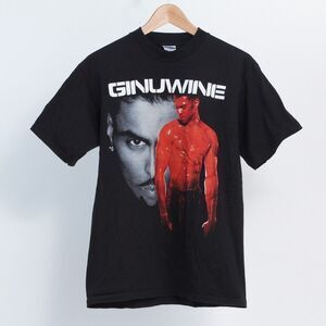 Ginuwine Vintage 2001 “The Life” R&B Album Black Cotton Cygnus T Shirt, Medium